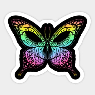 Butterfly skull Sticker